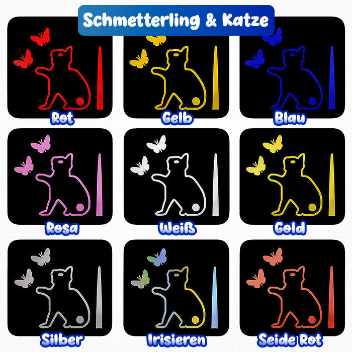 ✨AEXZR® Auto-Heckwischer – 💧Charmanter Schwanzwedel-Aufklebe⚙️