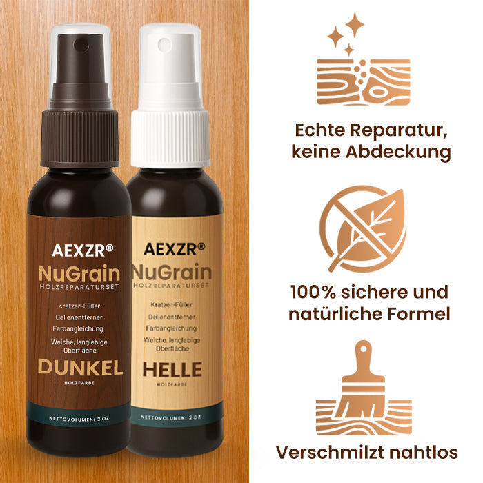 🏆AEXZR® NuGrain Holzreparatur-Set ✅Nano-Reparatur in 60 Sekunden⚡️