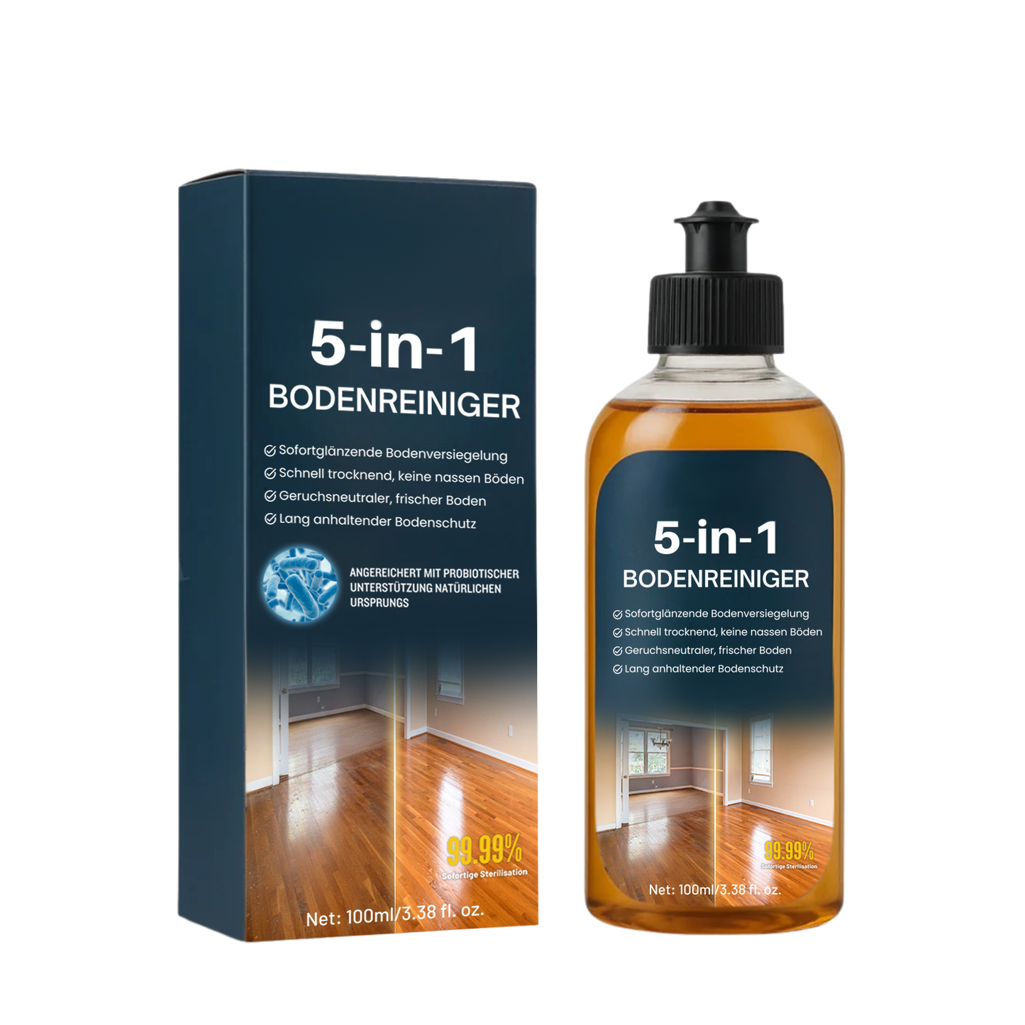 ✨AEXZR® 5 in 1 Bodenreiniger Mit Präbiotika-Formel, ⏱️trocknet in 10 Min., sicher für Baby & Haustier🛡️