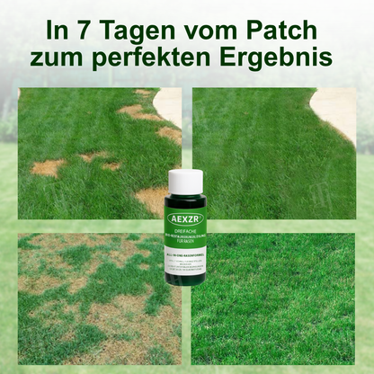 🏆🌱AEXZR® Dreifache Bio-Restaurierungslösung für Rasen⚡ – Schnelle Genesung, Bodenregeneration & Wurzelaktivierung