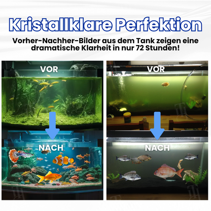 🌊AEXZR® Max-Power Aquarienreinigungstablette –🐠Biotech gegen Chloramine🚰