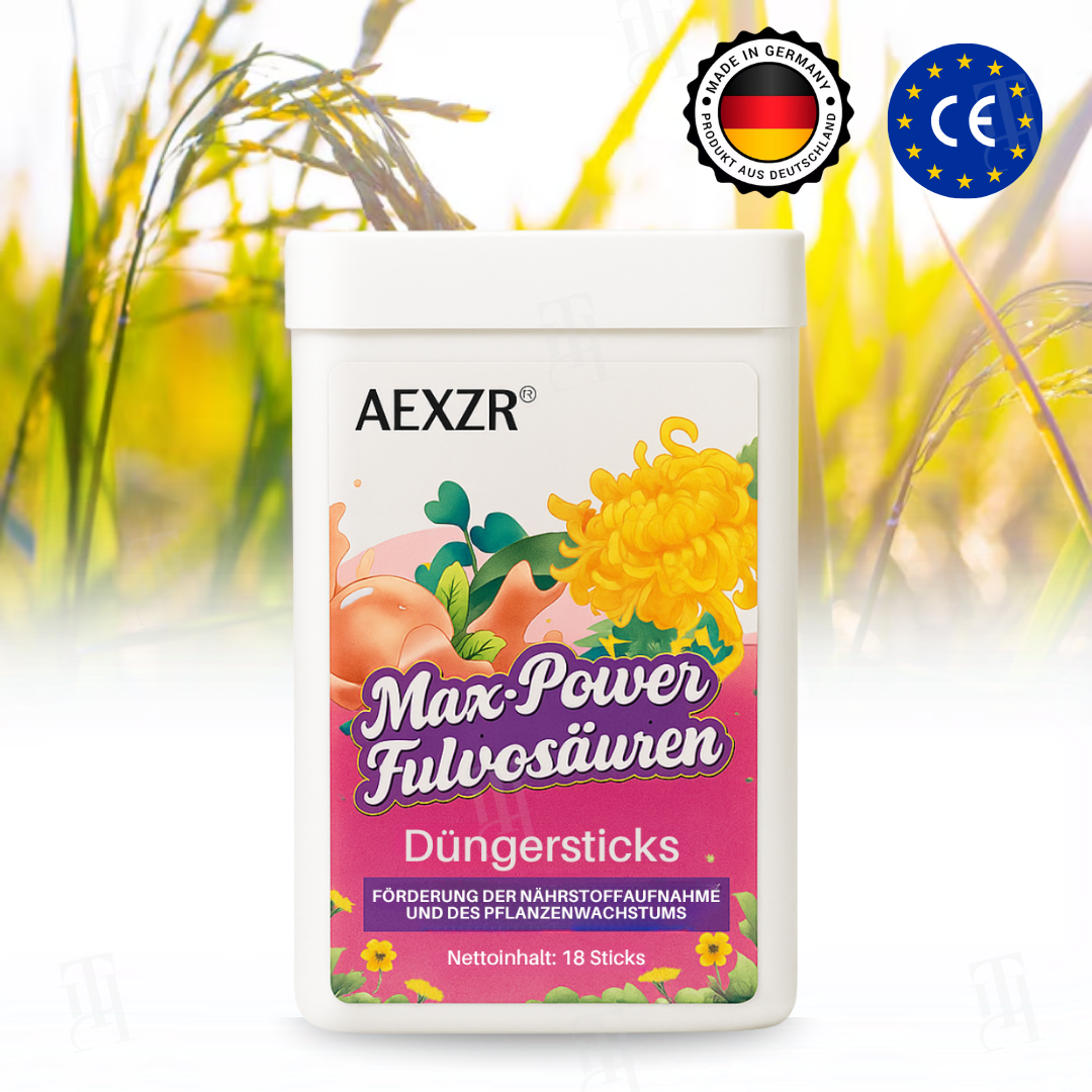 🏆AEXZR® Max-Power Fulvosäuren Düngersticks  – ✅90 Tage Power durch Fulvosäuren & Enzyme🌾