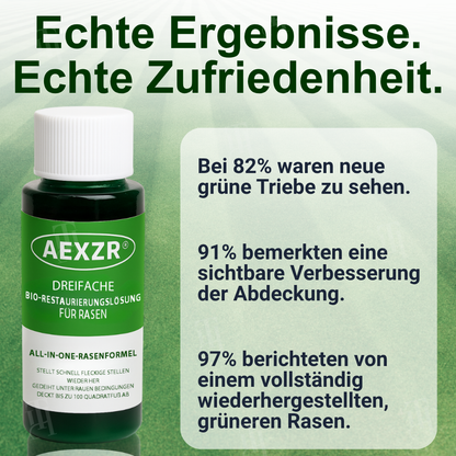 🏆🌱AEXZR® Dreifache Bio-Restaurierungslösung für Rasen⚡ – Schnelle Genesung, Bodenregeneration & Wurzelaktivierung