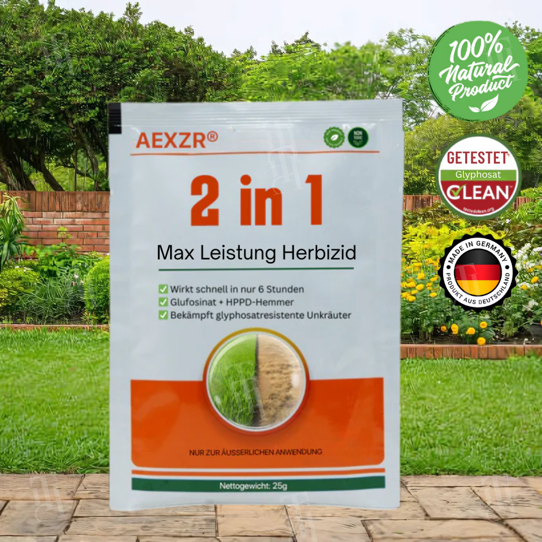 🌿AEXZR® 2-in-1 Max Leistung Herbizid – ⏱️Wirkt in 6 Stunden, ohne Glyphosat, sicher & effektiv🛡️