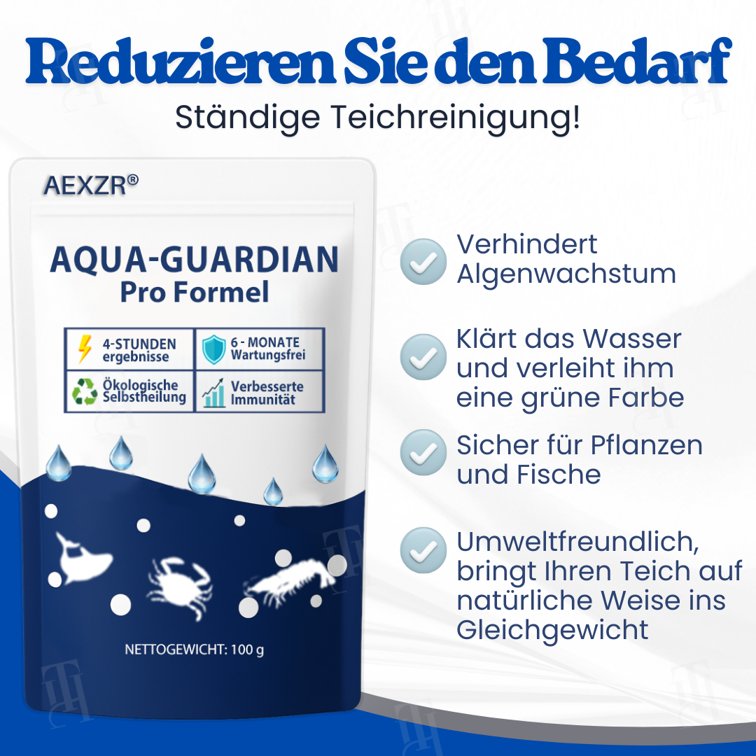 🏆AEXZR® Aqua-Guardian Pro Formel – 🐟Dual-Action Bio-Technologie⏱️ klares Wasser in 12 Std