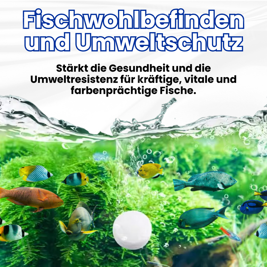 🌊AEXZR® Max-Power Aquarienreinigungstablette –🐠Biotech gegen Chloramine🚰