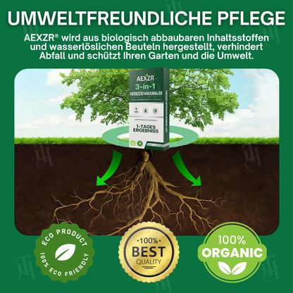 🌿AEXZR® 3 in 1 Herbizid Maximaler Leistung - 💧sicher für Haustiere & Kinder, biologisch abbaubar🛡️