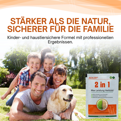 🌿AEXZR® 2-in-1 Max Leistung Herbizid – ⏱️Wirkt in 6 Stunden, ohne Glyphosat, sicher & effektiv🛡️