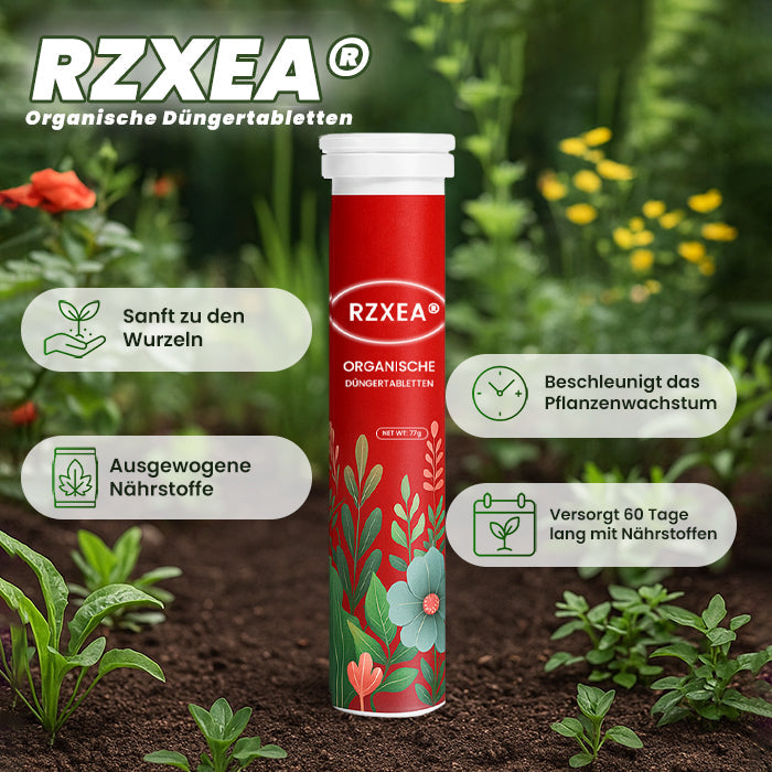 🌱RZXEA® Organische Düngertabletten 🌿60 Tage Langzeitwirkung, rettet schwache Pflanzen🔬