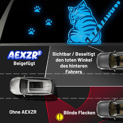 ✨AEXZR® Auto-Heckwischer – 💧Charmanter Schwanzwedel-Aufklebe⚙️