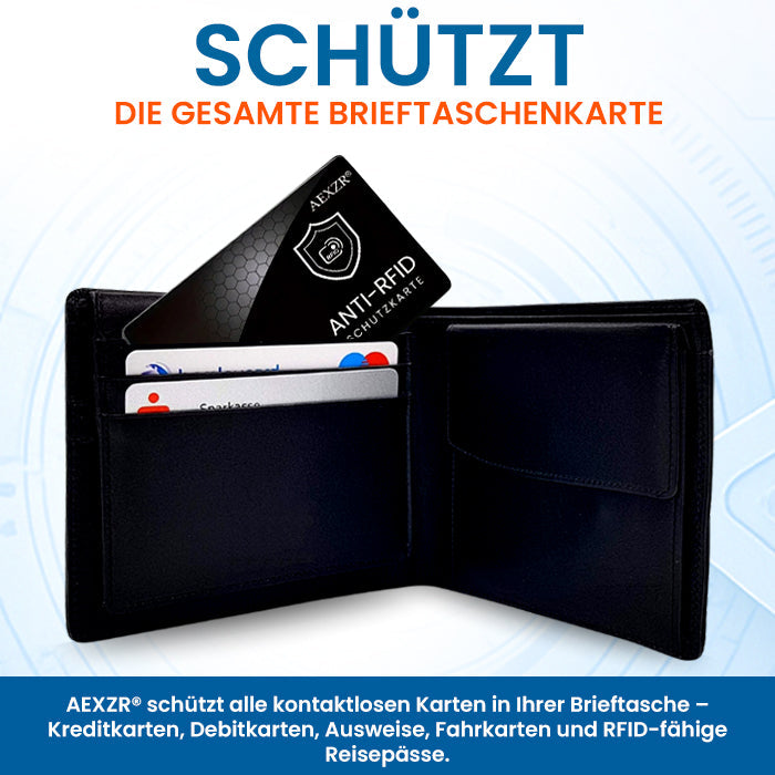 🛡️🏆AEXZR® Anti-RFID-Schutzkarte