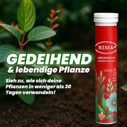 🌱RZXEA® Organische Düngertabletten 🌿60 Tage Langzeitwirkung, rettet schwache Pflanzen🔬
