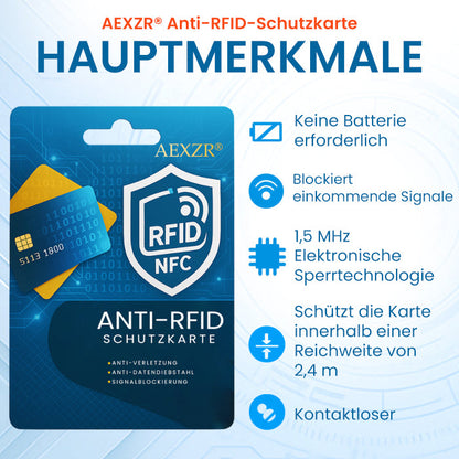 🛡️🏆AEXZR® Anti-RFID-Schutzkarte
